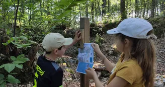 Parcours d'orientation en famille à La Geneytouse