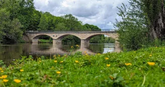 Pour les pêcheurs, un accès privilégié à la VIENNE depuis la parcelle._41
