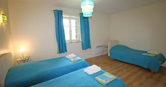 Gite" La Feuillardière" à Champagnac La Riviere en Haute-Vienne chambre en haut_32