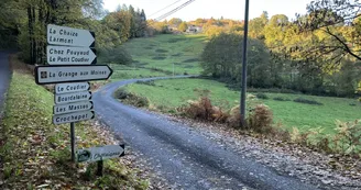 Route menant aux gîtes