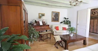 Chambre d'hôtes de la Ferme de la Roche à Bonnac la Côte en Haute-Vienne (Limousin)- salon_17