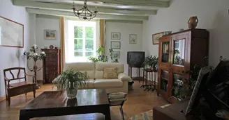 Chambre d'hôtes de la Ferme de la Roche à Bonnac la Côte en Haute-Vienne (Limousin)- salon_20