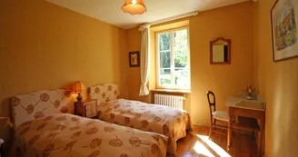 Chambre d'hôtes de la Ferme de la Roche à Bonnac la Côte en Haute-Vienne (Limousin)- Suite familiale Vert Limousin_12