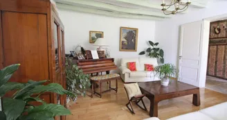 Chambre d'hôtes de la Ferme de la Roche à Bonnac la Côte en Haute-Vienne (Limousin)- salon_17