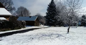 paysage de neige 