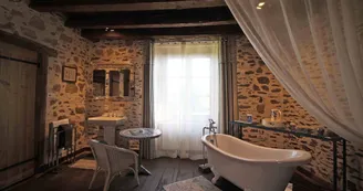 Salle de bains ouverte sur la chambre._9