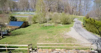 terrain sous le gite