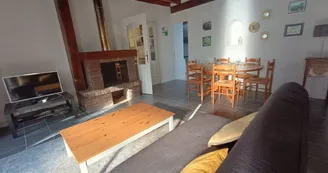 Salon salle à manger - gîte Moulin de chez Brandy