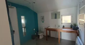 Salle d'eau - gîte Moulin de chez Brandy