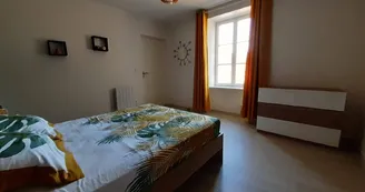 Le gîte à la campagne à Chassagnas sur la commune de La Croisille Sur Briance en Haute-Vienne - chambre lit 140_13