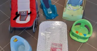 Le gîte à la campagne à Chassagnas sur la commune de La Croisille Sur Briance en Haute-Vienne - équipements pour bébé_20