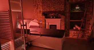 sauna & lit hydromassant
