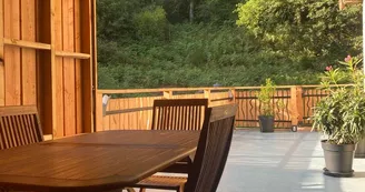 L'abri sur la terrase