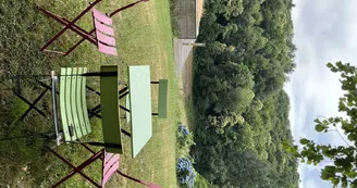 Espace détente ombragé