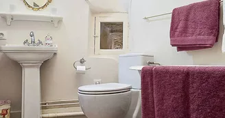 Chambre d'hôte Château de Bonneval Salle de bain Chambre St. Pierre