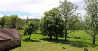 Gite du Clos du Got à Saint Yrieix La Perche en Haute-Vienne - terrain vu de l'étage_22