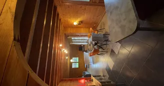 Le Chalet de Noblat - Vue depuis cuisine