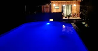 Cabane avec bain nordique