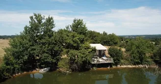 Tinyhouse sur l'étang de Bramefort 