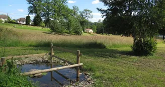 La mare du site de Pradelles un espace de pleine nature à Saint Paul près de Saint-Léonard de Noblat et Limoges