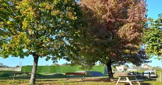 Pique-niquer à Champnétery avant de partir sur un des sentiers de randonnées en Limousin Pique-niquer à Champnétery avant de partir sur un des sentiers de randonnées en Limousin