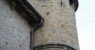 Échauguette de l'église fortifiée d'Arnac la Poste