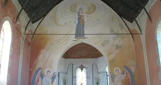 Fresques à l'intérieur de la chapelle Fresques à l'intérieur de la chapelle