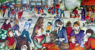 Le marché aux citrouilles
