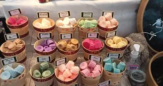 Galets de cire parfumés