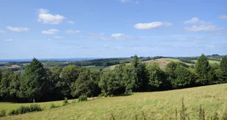 GRPMBL - Chemin-de-Sainte-Anne- Vue-degagee - Sainte-Anne-Saint-Priest (c) Pays-Monts-et-Barrages